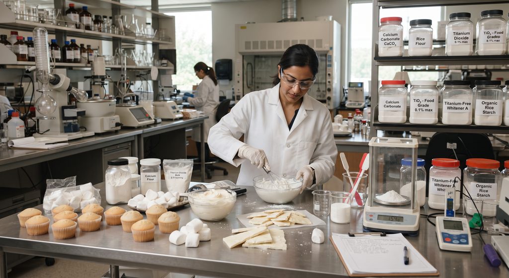 alternativas al dióxido de titanio en alimentos